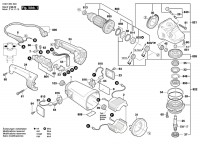 Bosch 0 601 854 522 Gws 2400-23 Jh Angle Grinder 230 V / Eu Spare Parts